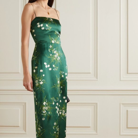 Reformation Frankie Silk Dress | Buena  🕸Silk🕸 🎉 Original - Picture 5 of 15